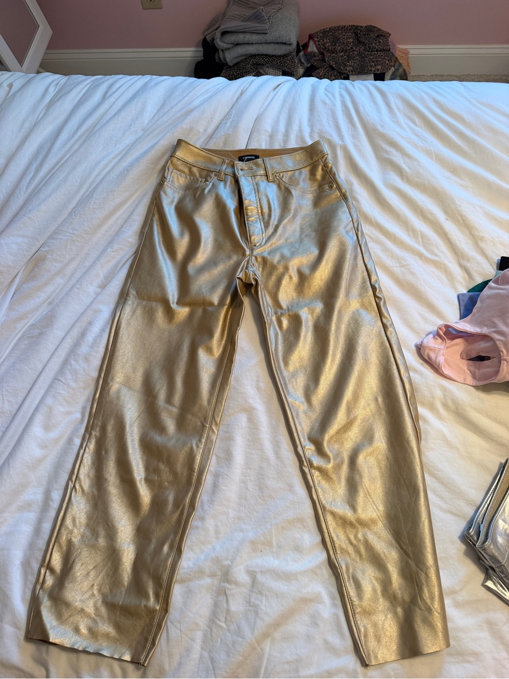 Express Gold Pants